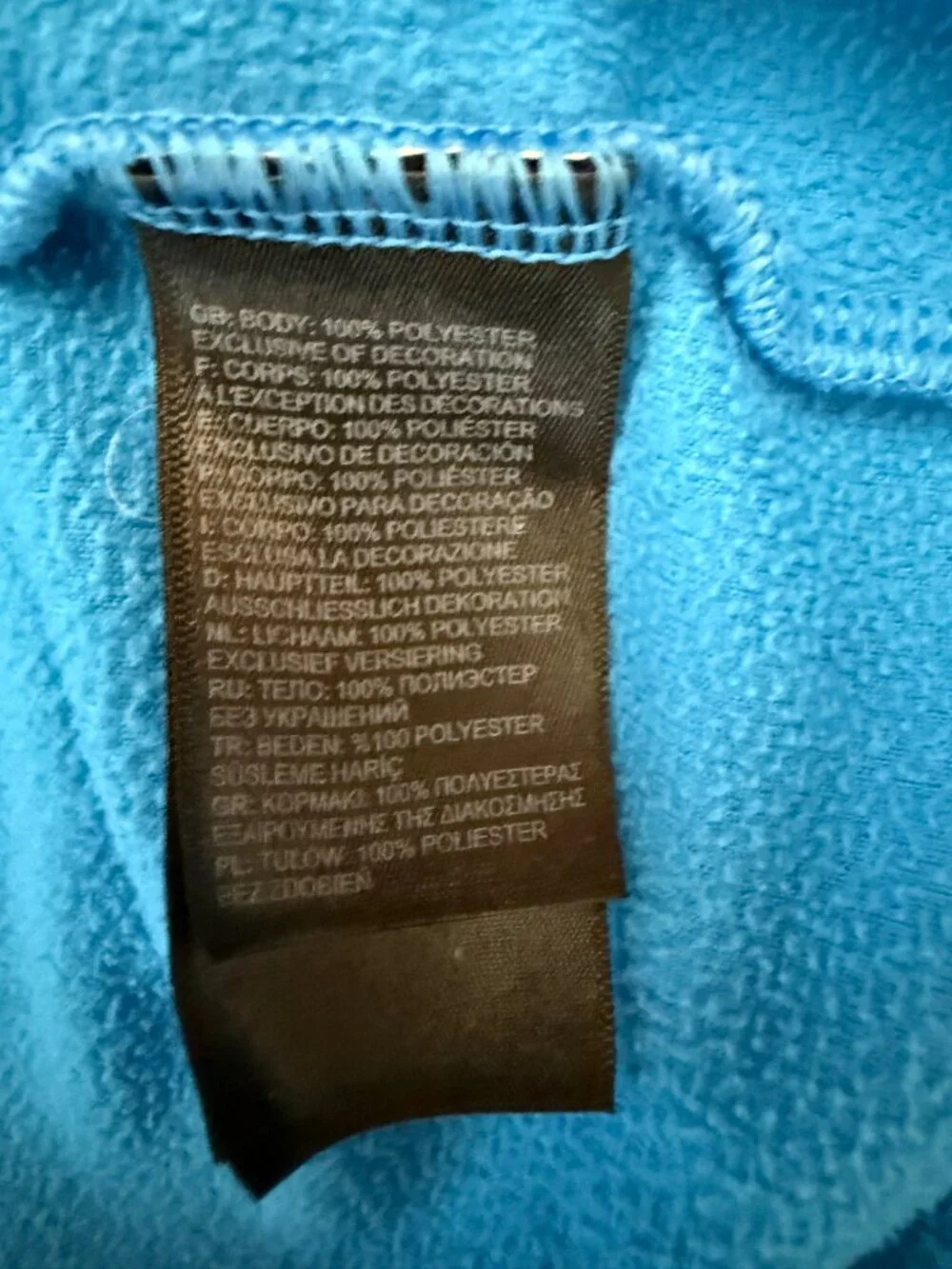 The North Face TKA Glacier 100 1/4 Zip Fleece Pullover Blue Black Men's Outdoor
